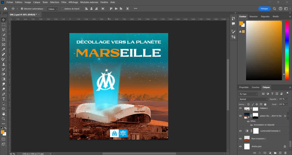 photoshop post om x iam